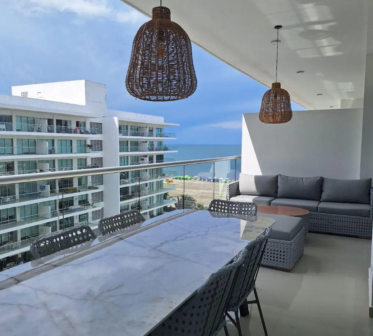 דירה Cartagena Lujoso Apto En Morros Ultra Con Vistas Y Acceso Al Mar